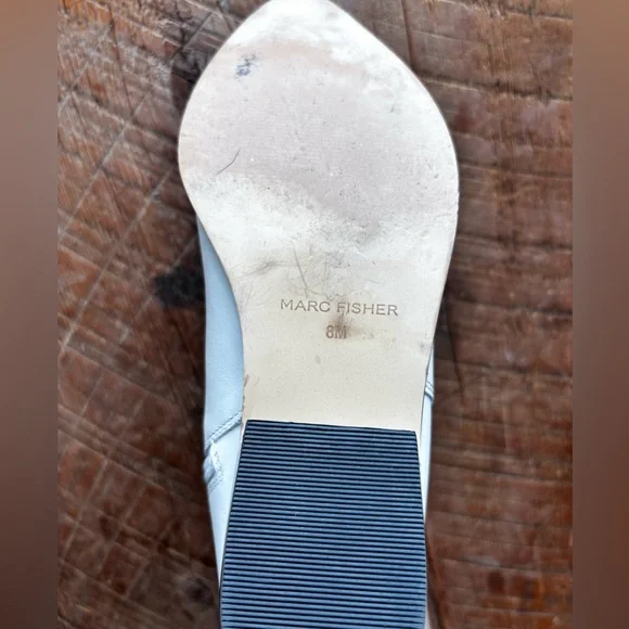 Marc Fisher White Western Booties - Picture 6 of 7